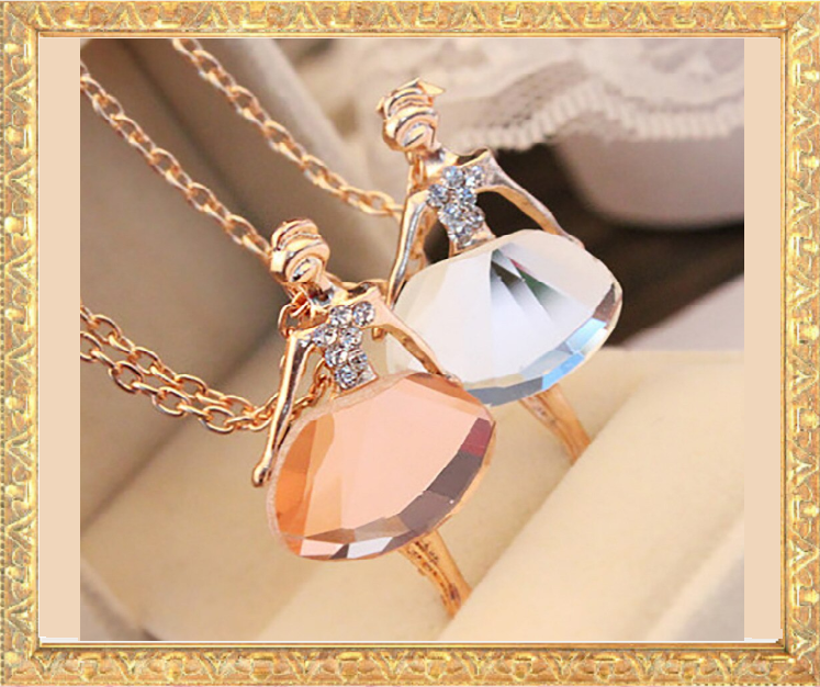 Win 1 of 7 CRYSTAL Ballerina Necklaces