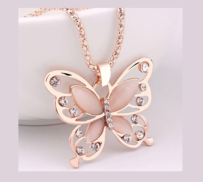 Win 1 of 5 CRYSTAL Butterfly Necklaces!