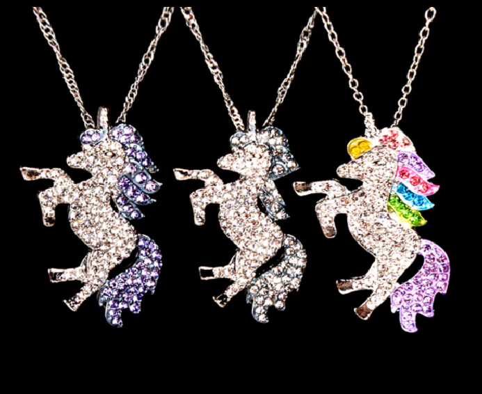 Win 1 of 4 CRYSTAL Unicorn Necklaces