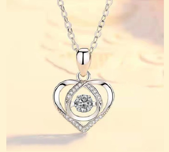 Win 1 of 5 CRYSTAL Heart Necklaces