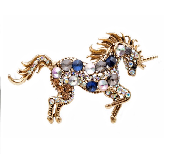 Win 1 of 4 CRYSTAL Unicorn Brooches