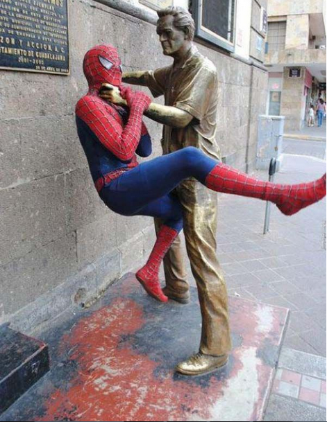 Spiderman's in Trouble