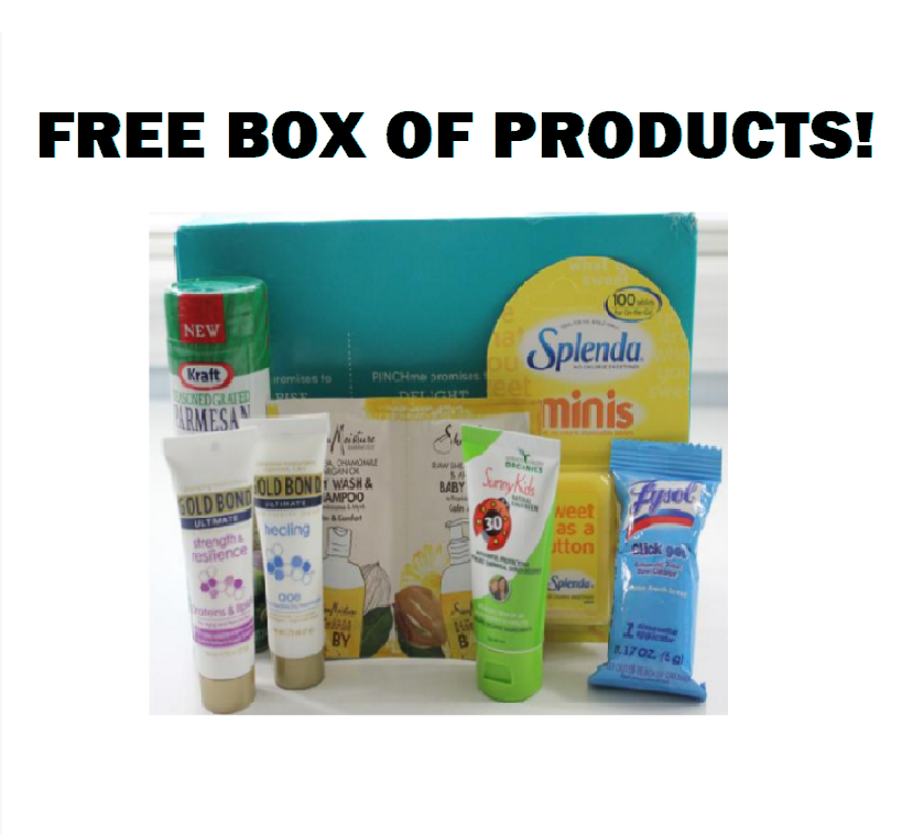 FREE Full Size Samples BOX from Pinchme,.