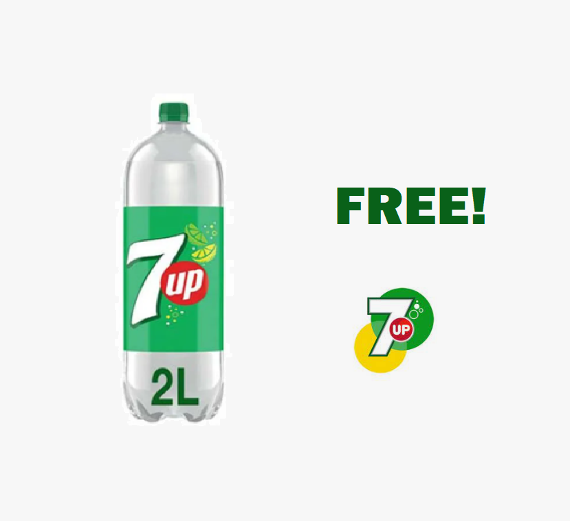 FREE 7up Lemonade 2 Litre Bottle