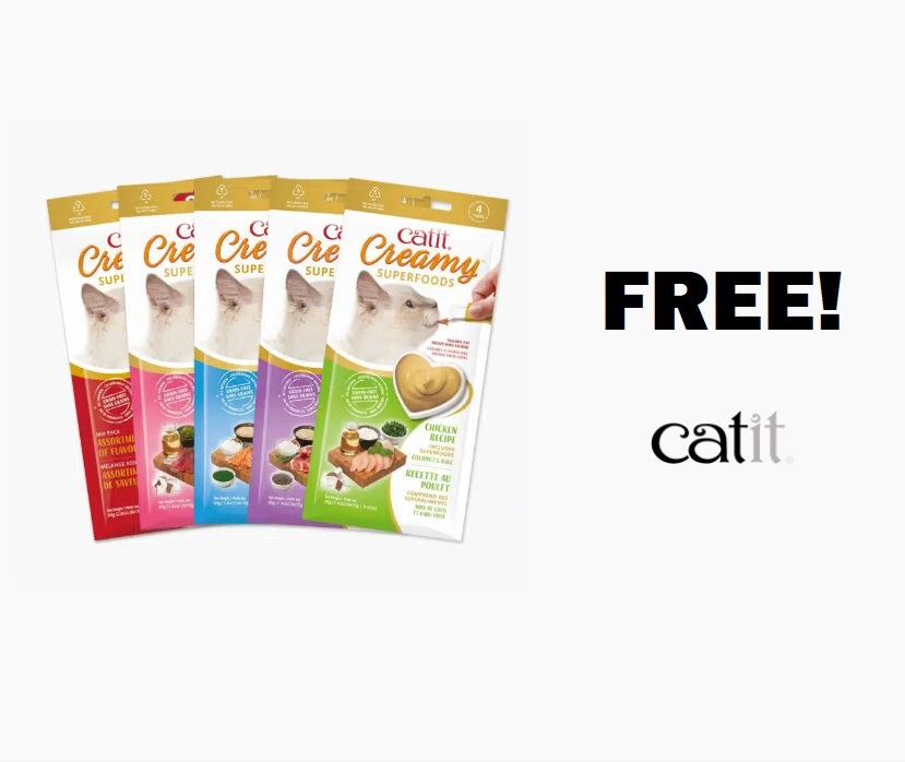 FREE Catit Creamy Superfoods Cat Treats