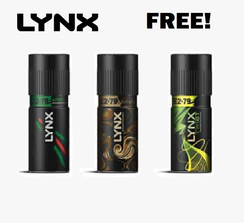 FREE Lynx Deodorant
