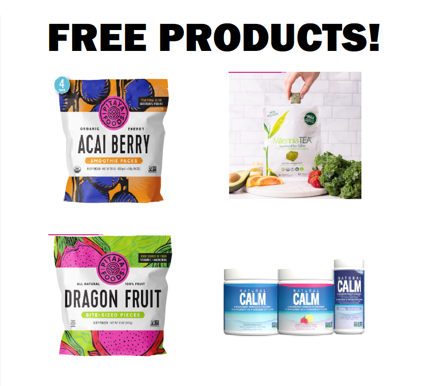 FREE Pack of Acai Smoothie, Dragon Fruit, Magnesium Drink & MORE!
