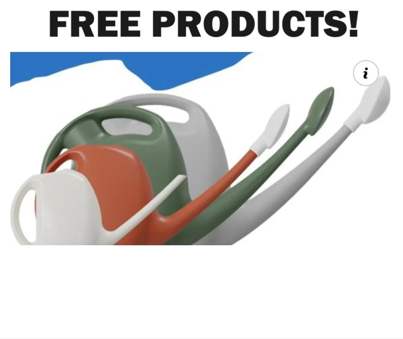 FREE 2 Gallon Watering Can, Seeds, Pens, Stickers & Suckers