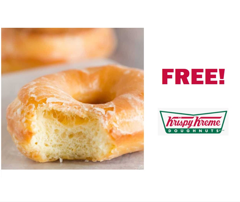 FREE Doughnut at Krispy Kreme! TODAY ONLY!!