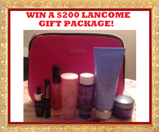 Win a $200 LANCOME Gift Package Giveaway #5