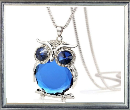 Win 1 of 5 CRYSTAL Owl Necklaces!