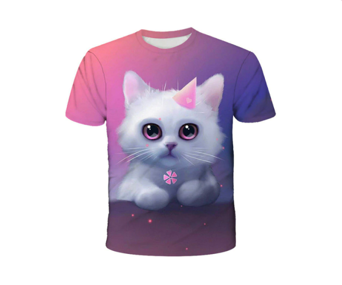 Win 1 of 4 Cat T-shirts for Kids