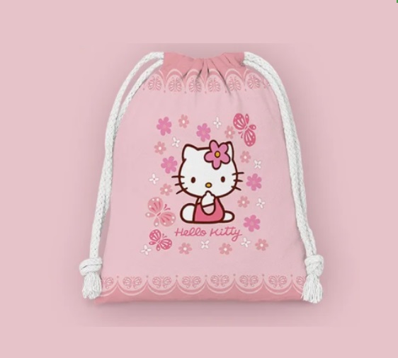 Win 1 of 4 Hello Kitty Small Drawstring Bags